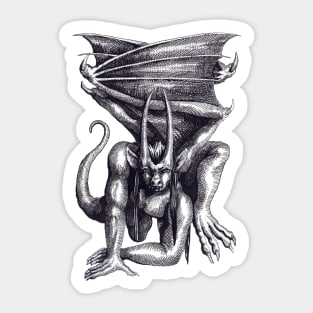 Gargoyle Dude Sticker